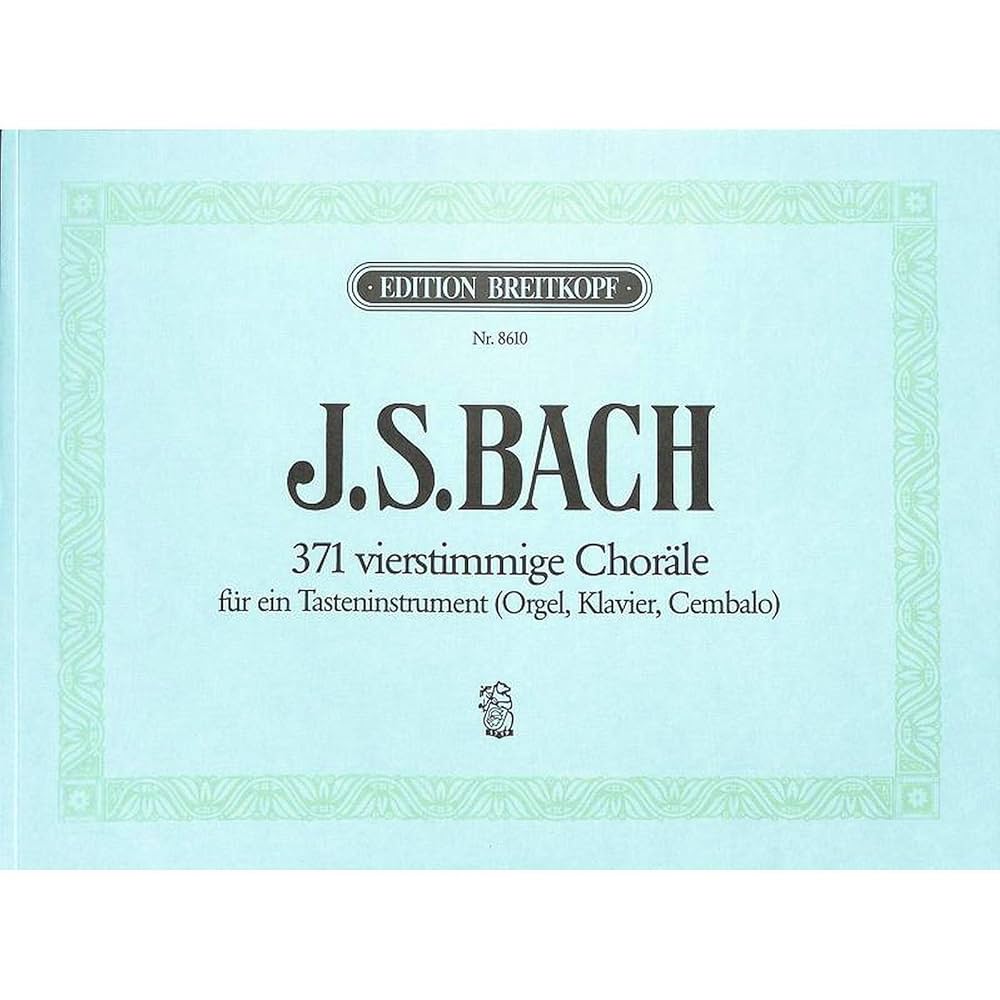 371 vierstimmige Choräle  für ein J.S. Bach: 371 Choräle für ein Tasteninstrument (Klavier